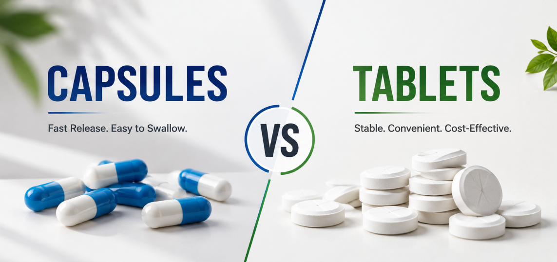 Capsules vs Tablets Comparison Guide
