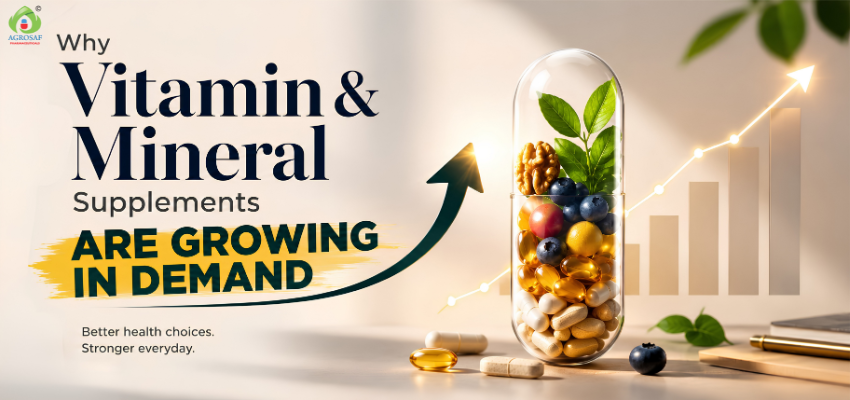 Vitamin and Mineral Supplements for Healthcare and Wellness